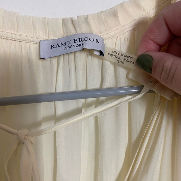 Ramy Brook Mindy Keyhole Sleeveless Blouse XS - Picture 5 of 8